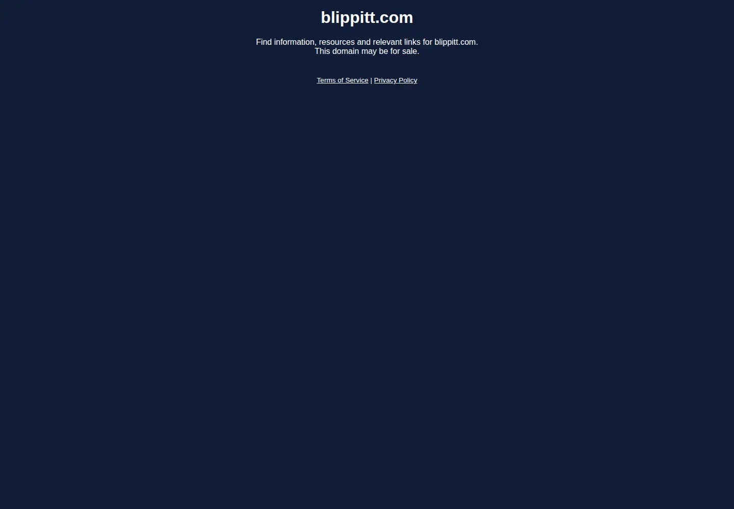 Screenshot of blippitt.com