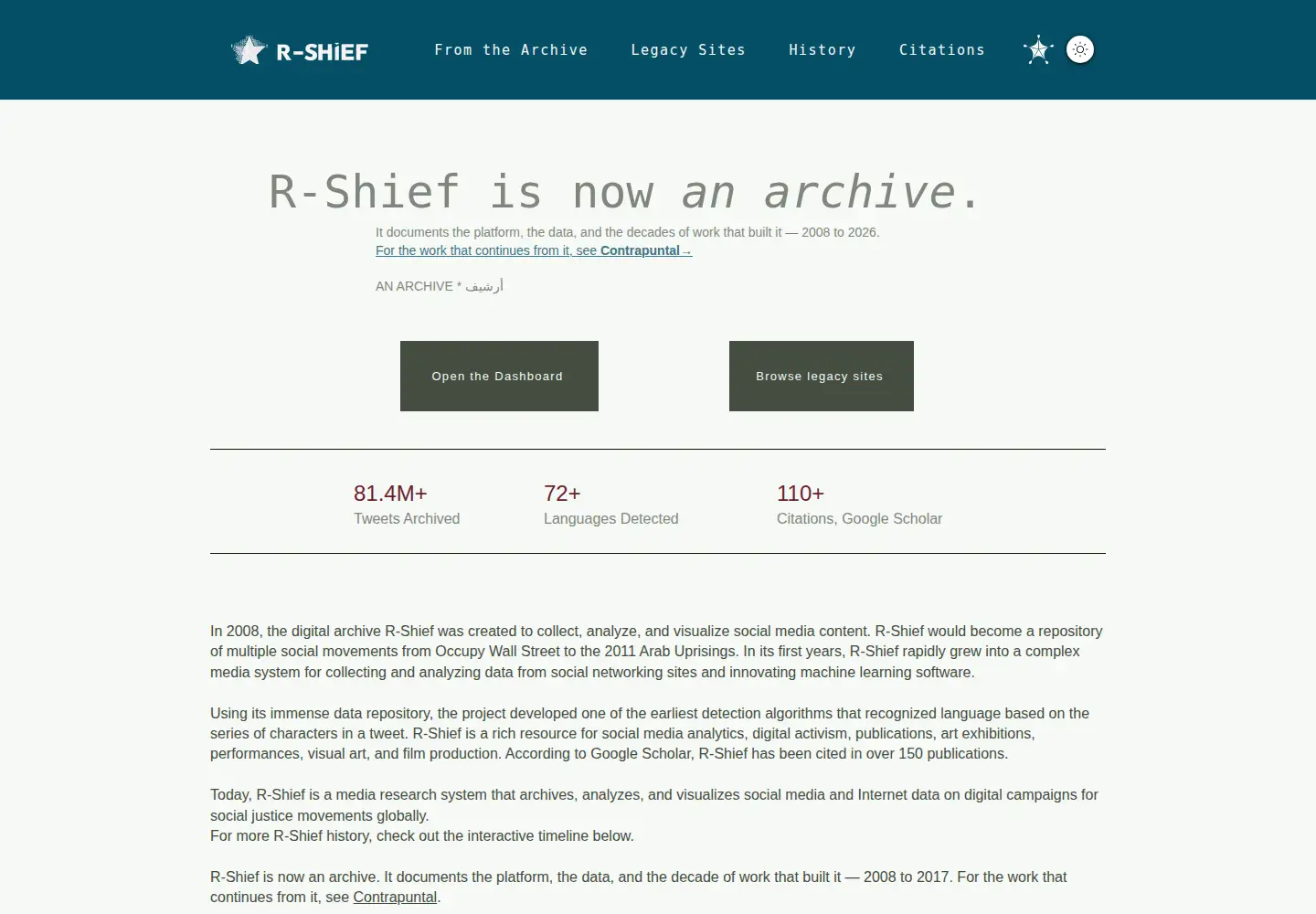Screenshot of r-shief.org