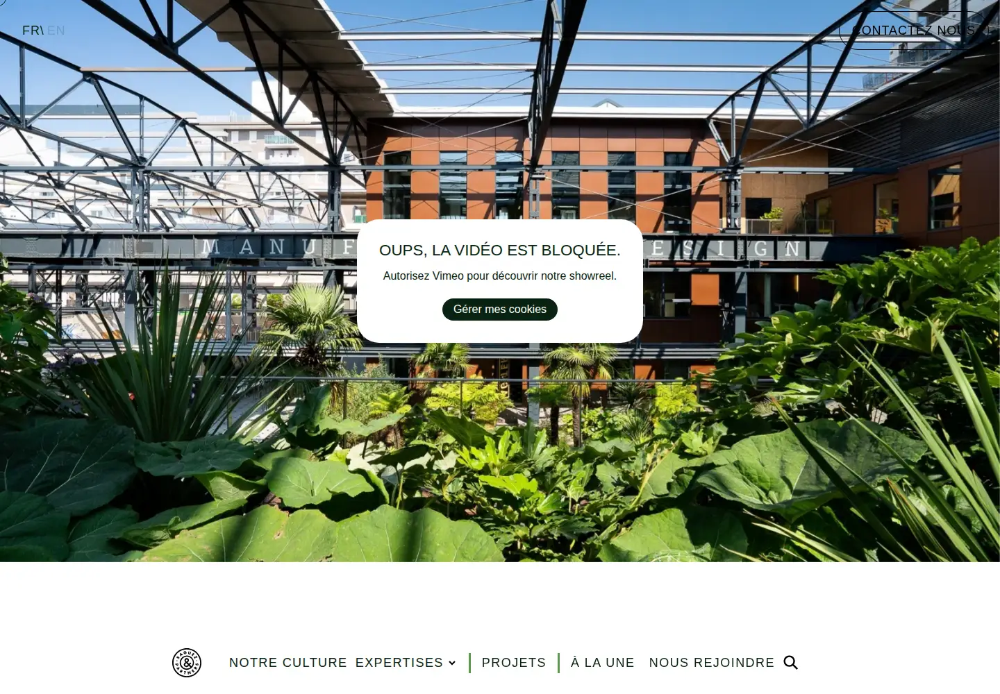 Screenshot of saguez-and-partners.com