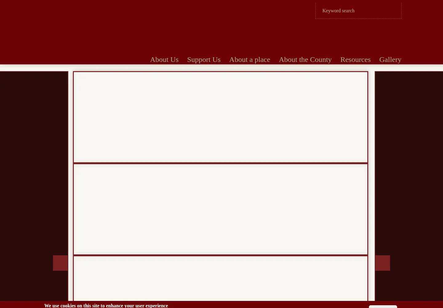 Screenshot of cumbriacountyhistory.org.uk