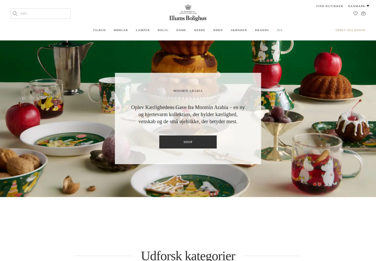 Captured homepage of illumsbolighus.dk in the current scan