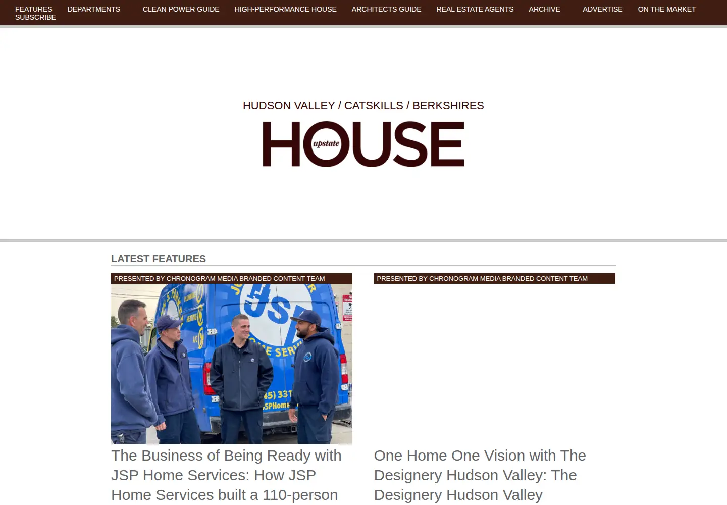 Screenshot of upstatehouse.com