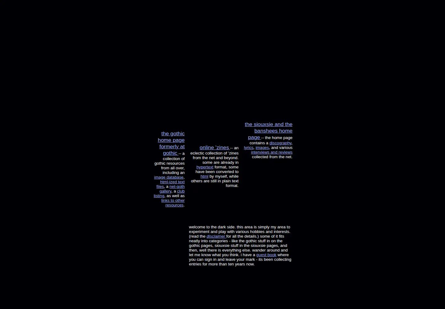Captured homepage of vamp.org in the current scan