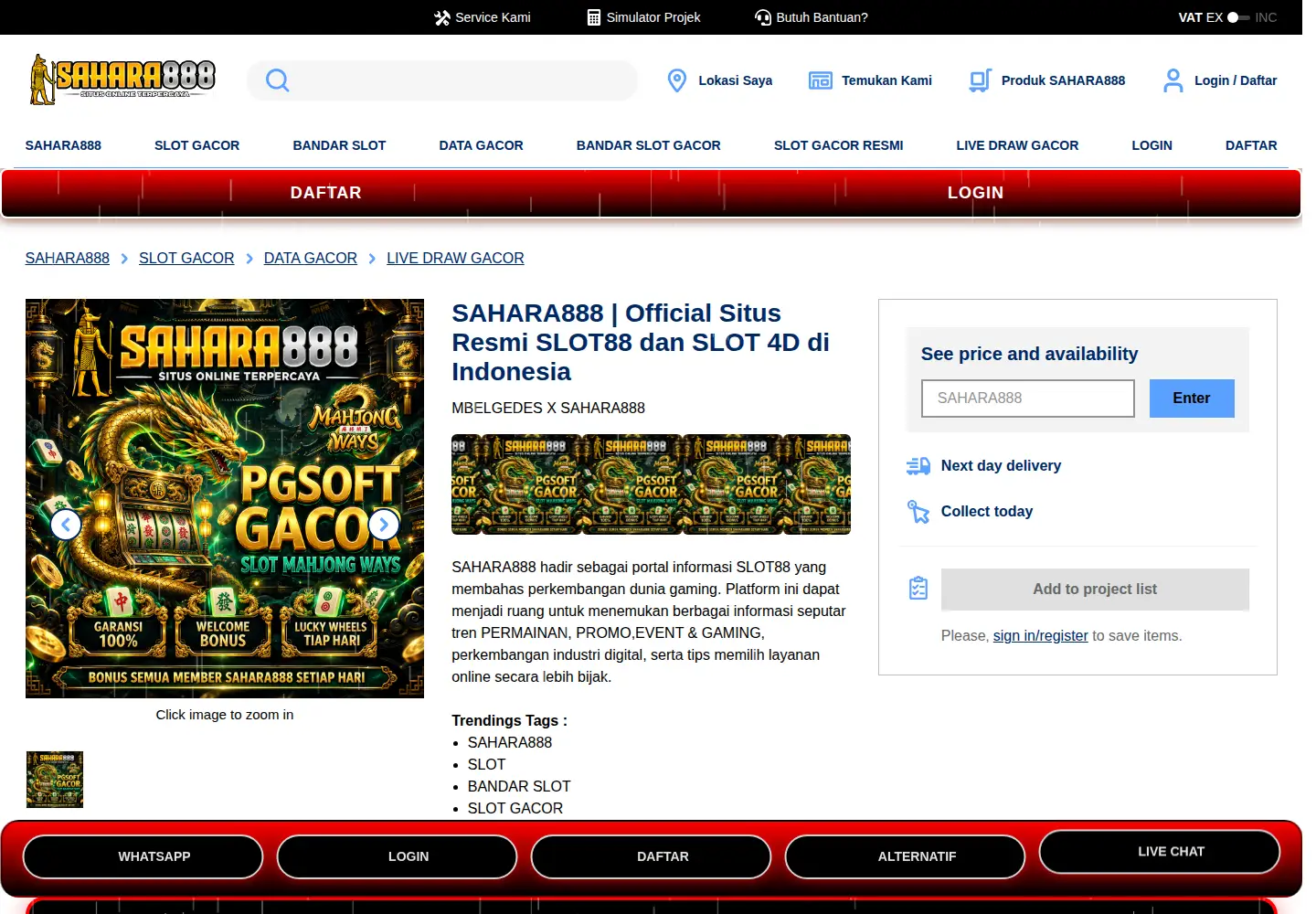 Captured homepage of sassoonfellowship.org in the current scan
