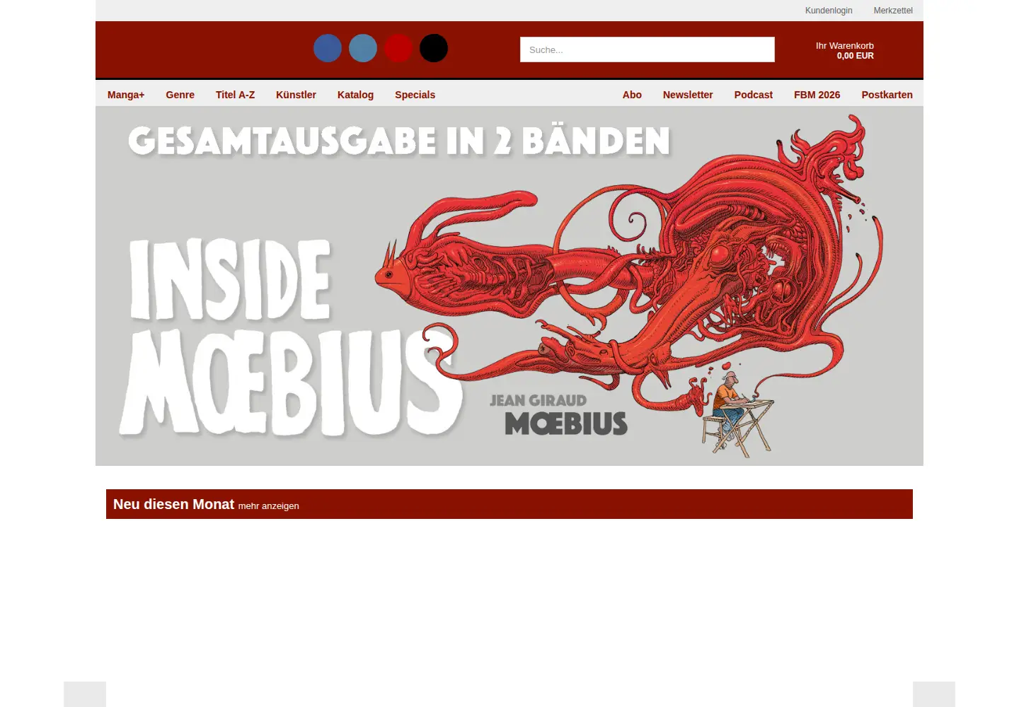 Captured homepage of splitter-verlag.de in the current scan