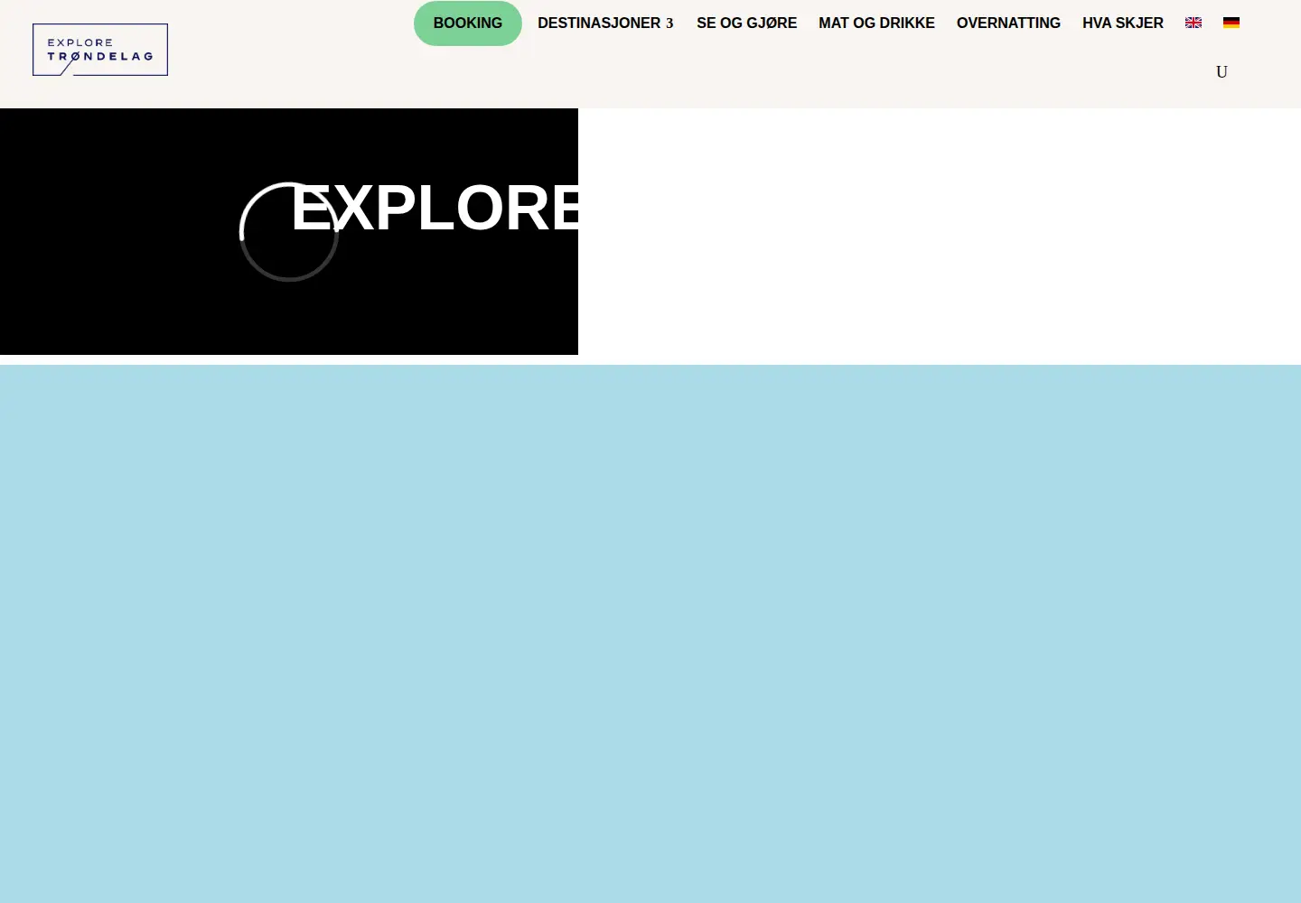 Screenshot of trondelag.com