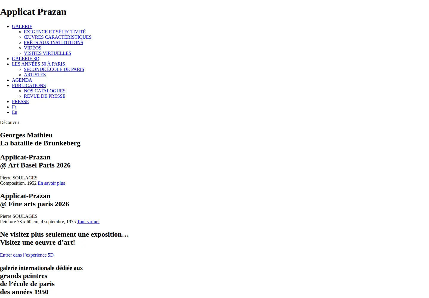 Screenshot of applicat-prazan.com