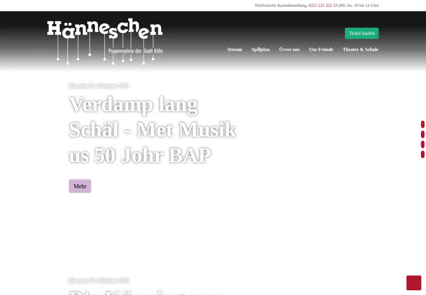 Screenshot of haenneschen.de