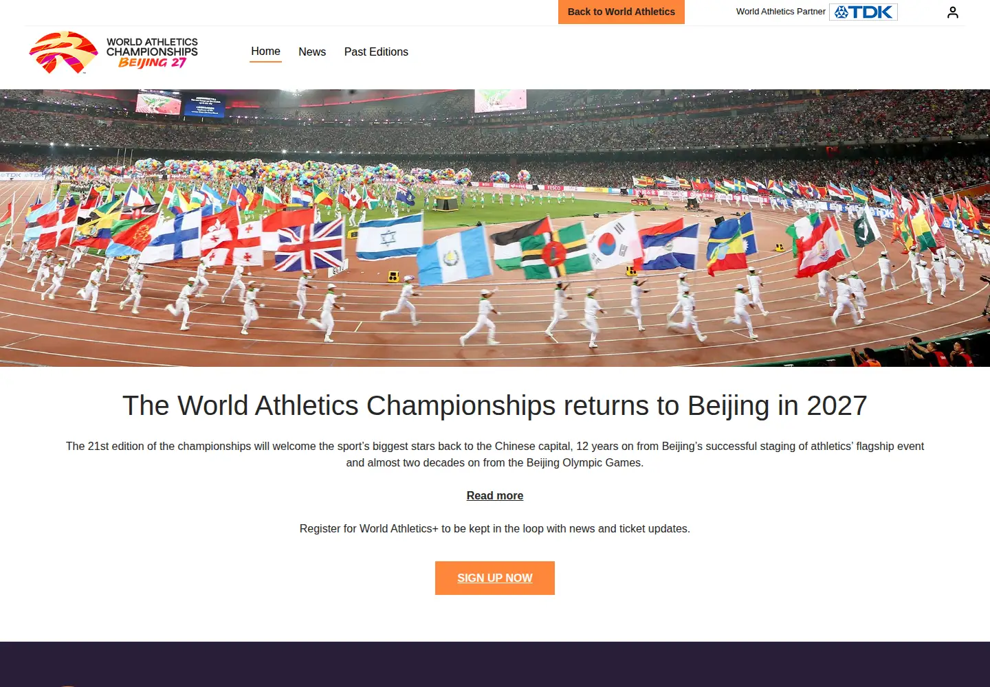 Screenshot of iaafworldchampionships.com
