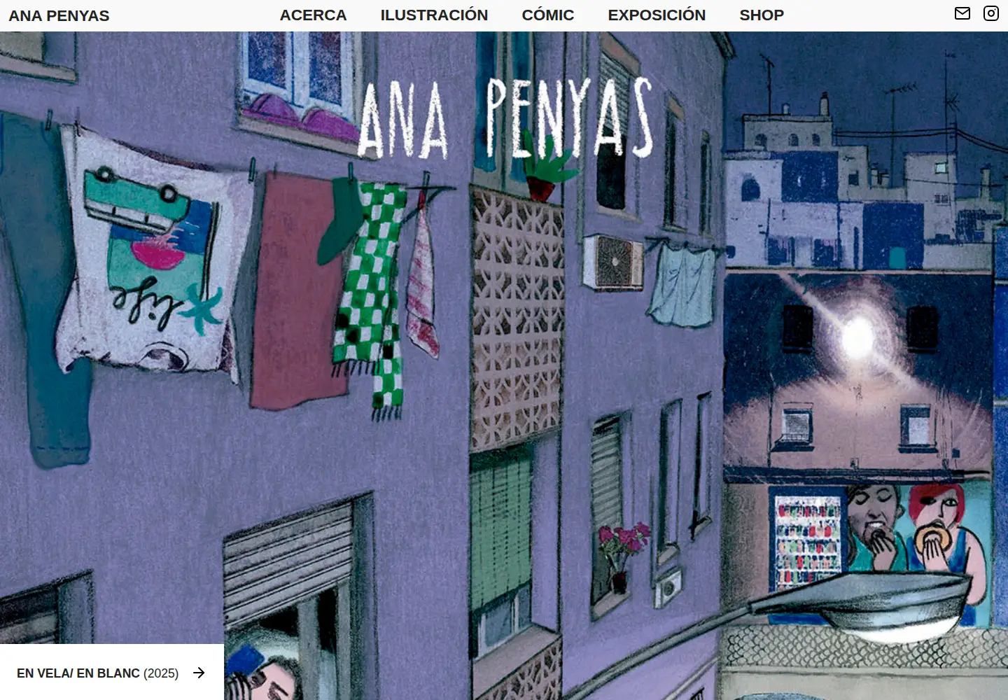 Screenshot of anapenyas.es