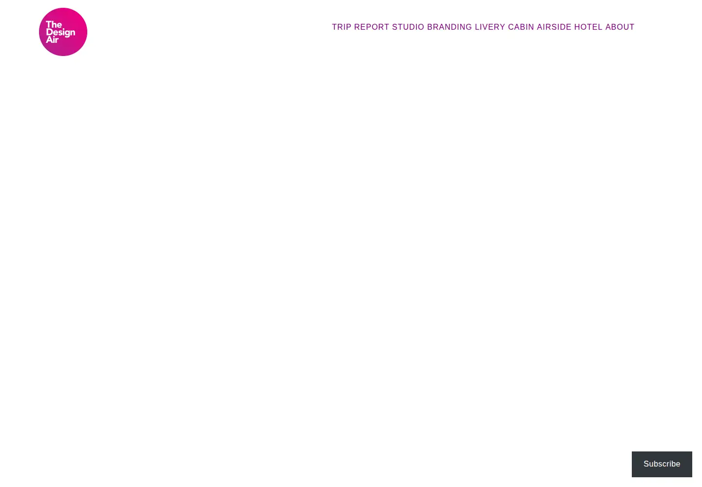 Screenshot of thedesignair.net