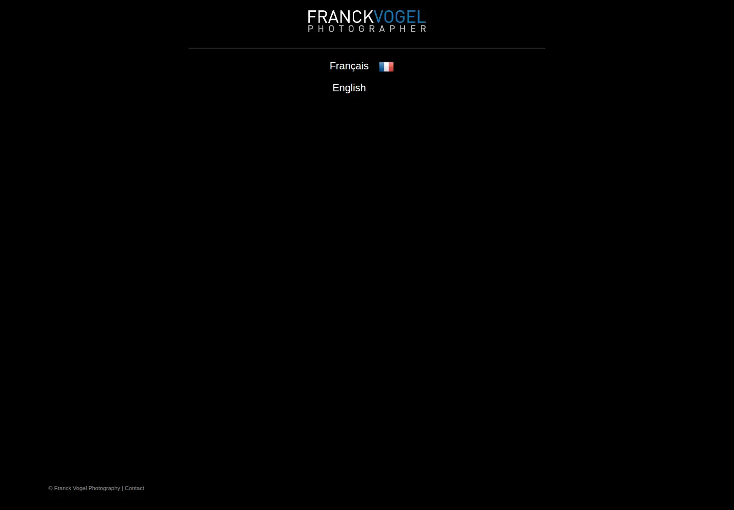 Captured homepage of franckvogel.com in the current scan
