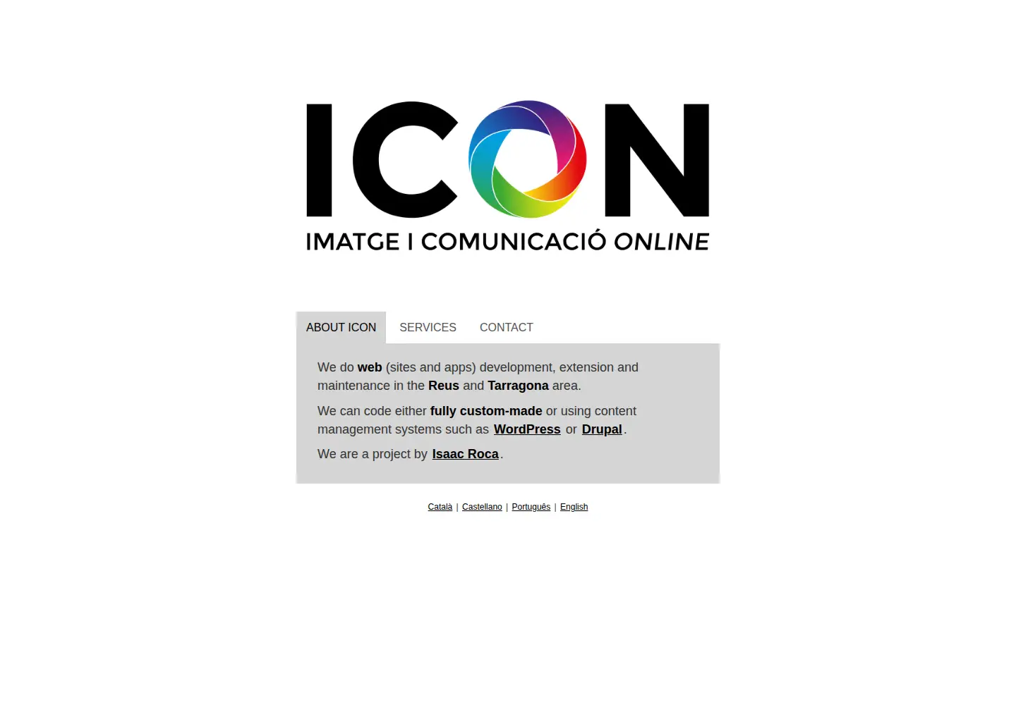 Screenshot of icon.cat