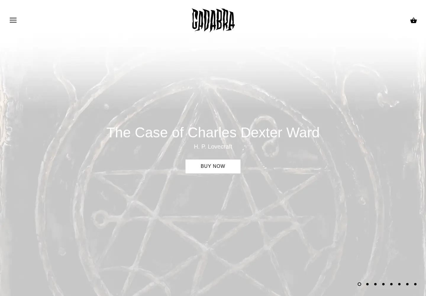 Screenshot of cadabrarecords.com