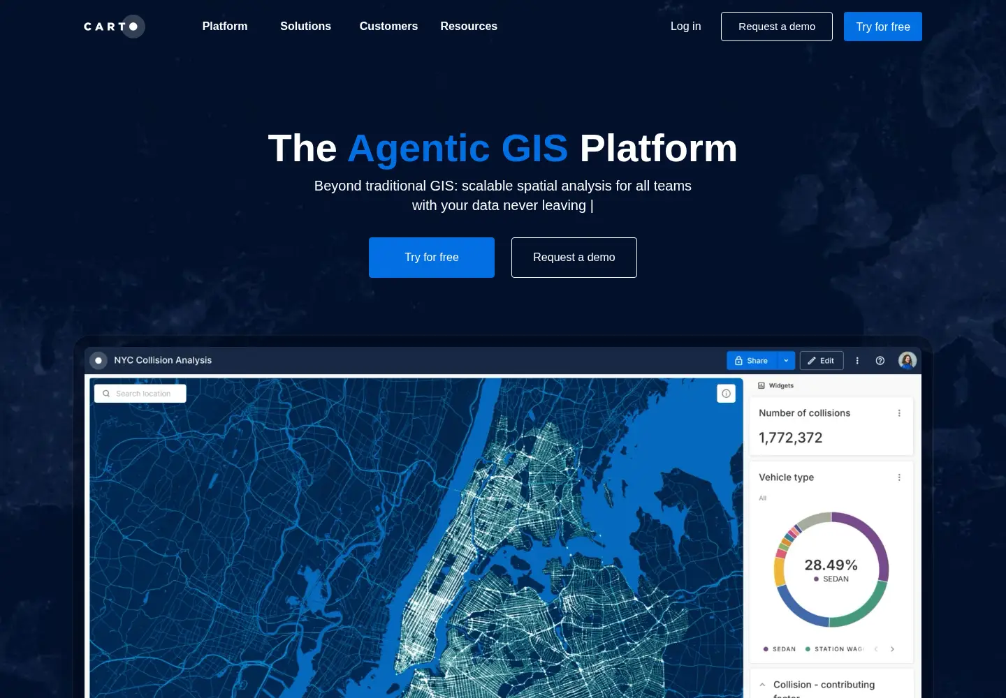 Screenshot of carto.com
