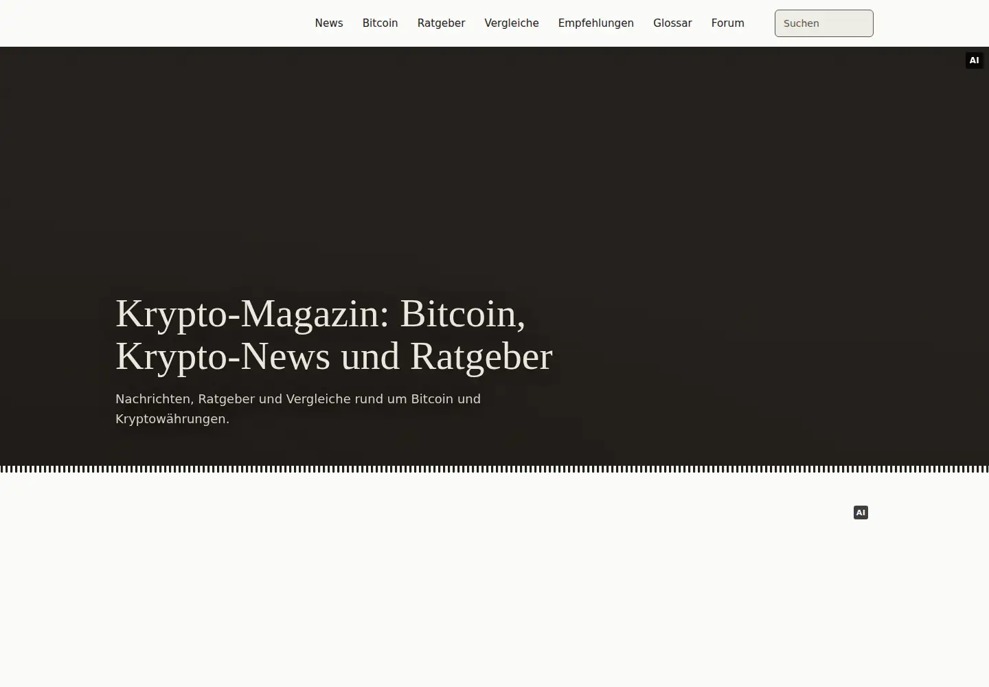 Screenshot of krypto-magazin.de