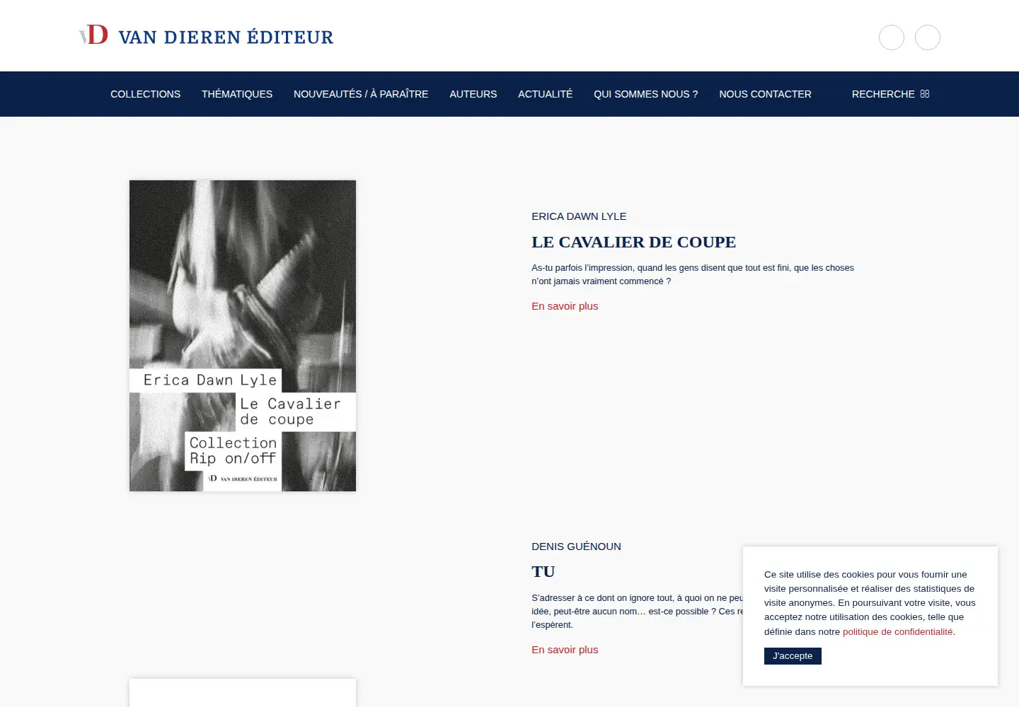 Screenshot of vandieren.com