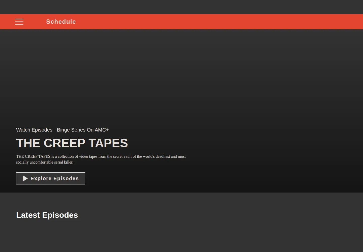 Captured homepage of ifctv.com in the current scan