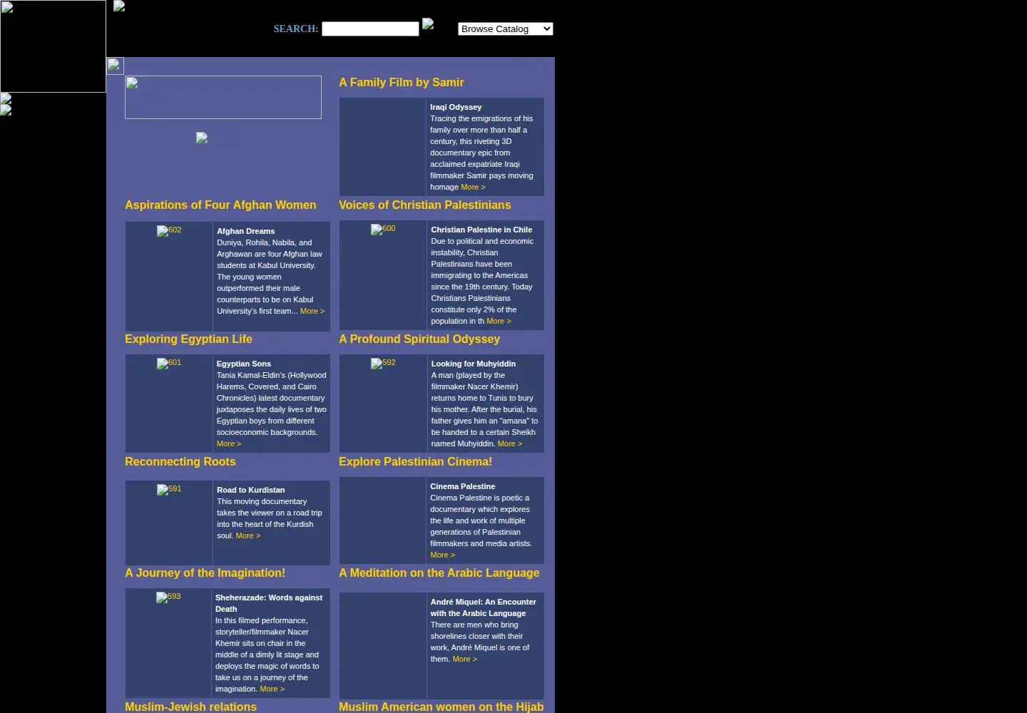Screenshot of arabfilm.com