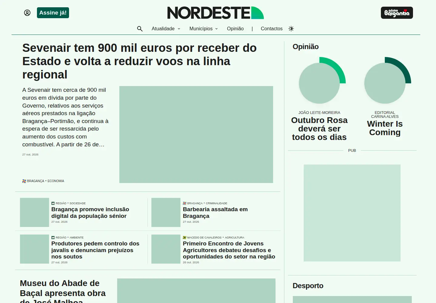Screenshot of jornalnordeste.com