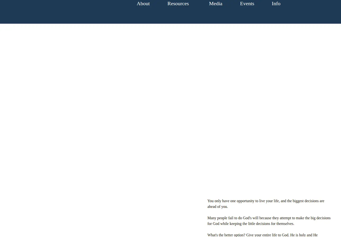 Screenshot of heartlandbaptist.edu