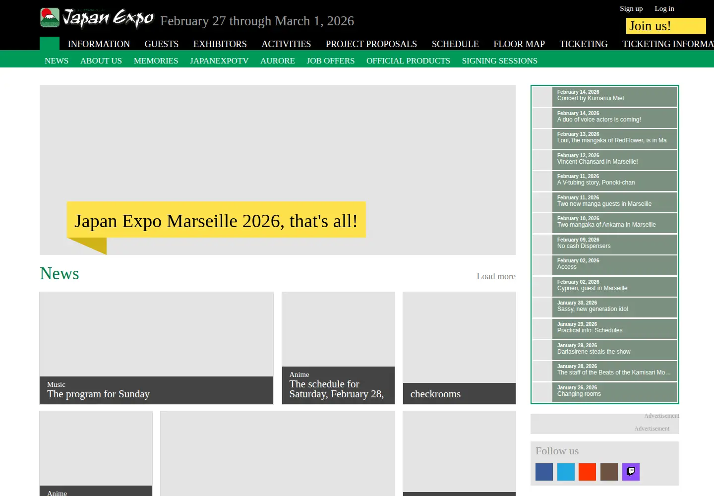 Screenshot of japan-expo-sud.com