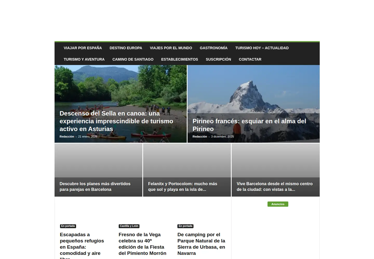 Captured homepage of revistaiberica.com in the current scan