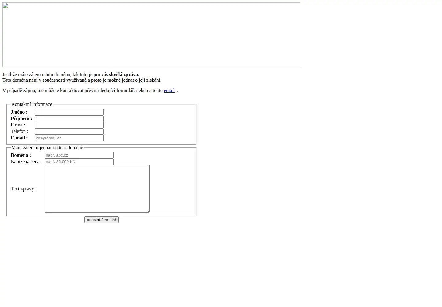 Screenshot of sjn.cz