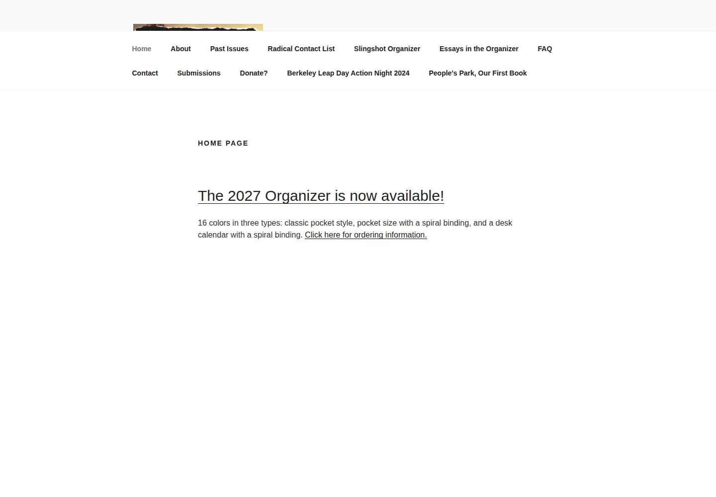Screenshot of slingshotcollective.org