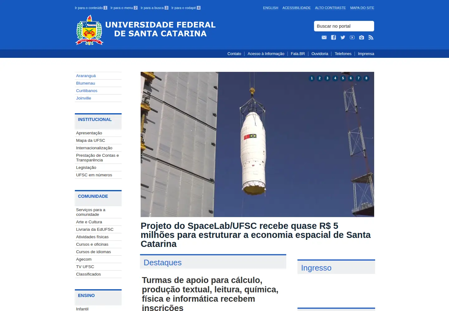 Screenshot of ufsc.br