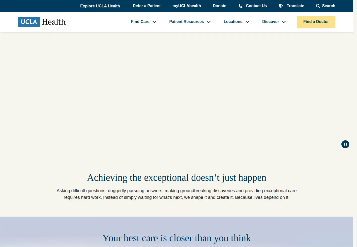 Screenshot of uclahealth.org