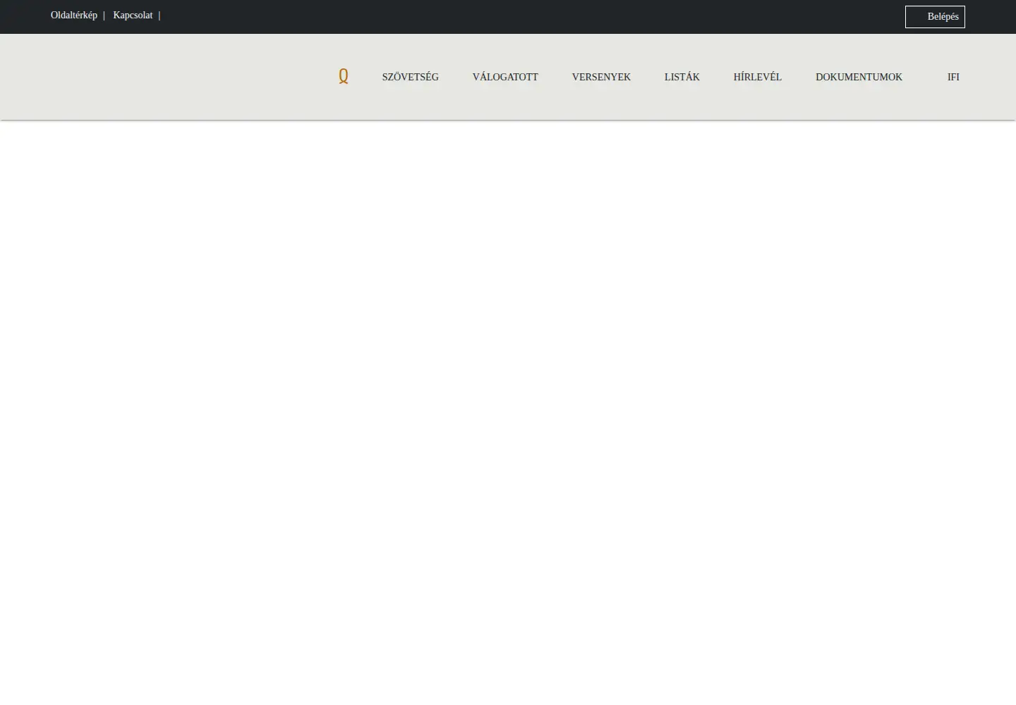 Captured homepage of chess.hu in the current scan