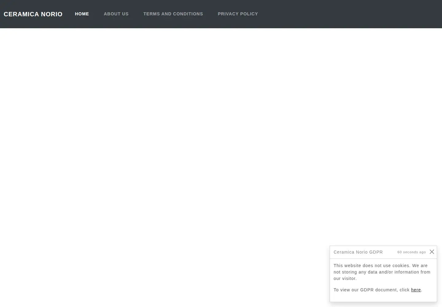 Screenshot of ceramicanorio.com