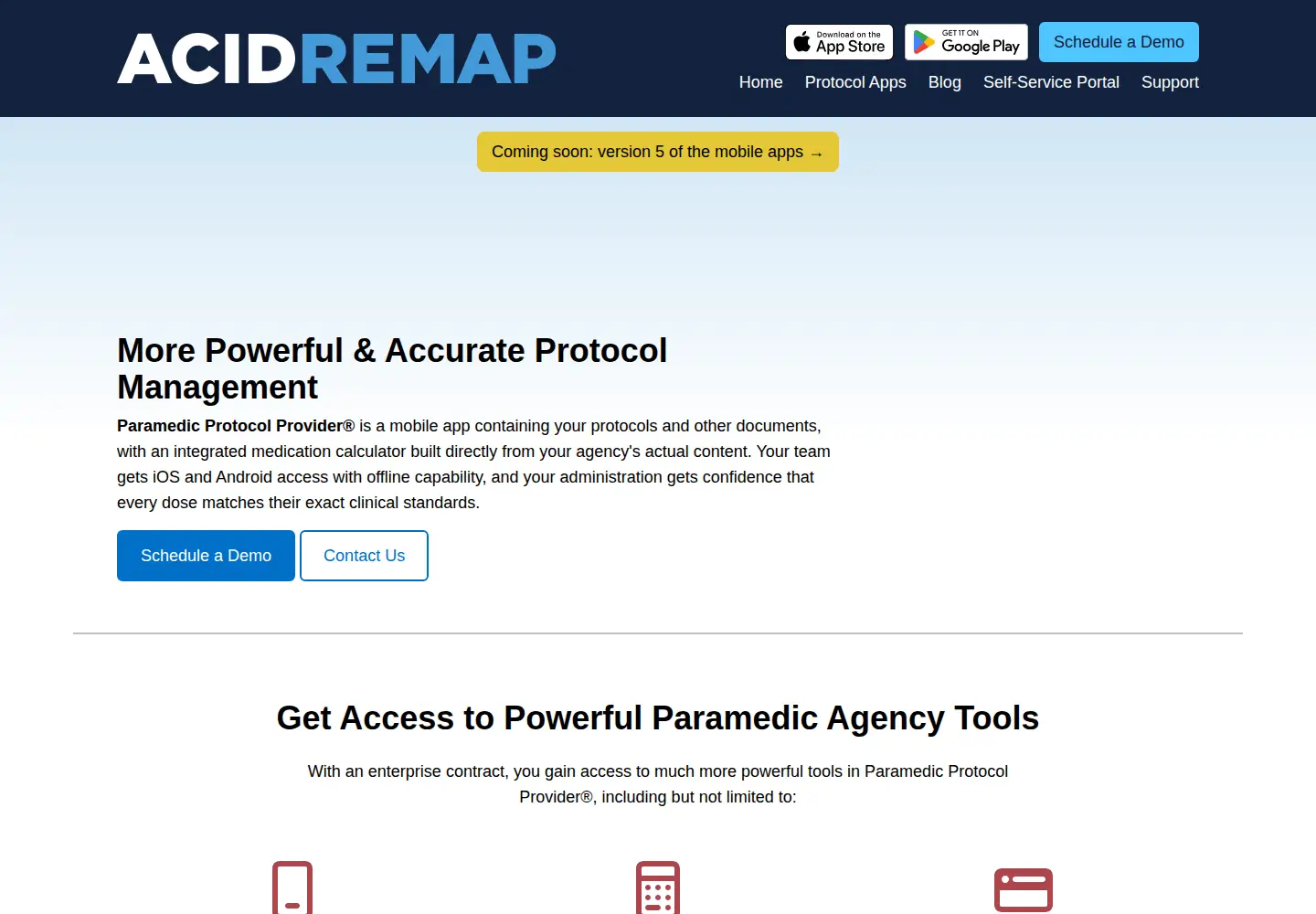 Screenshot of acidremap.com