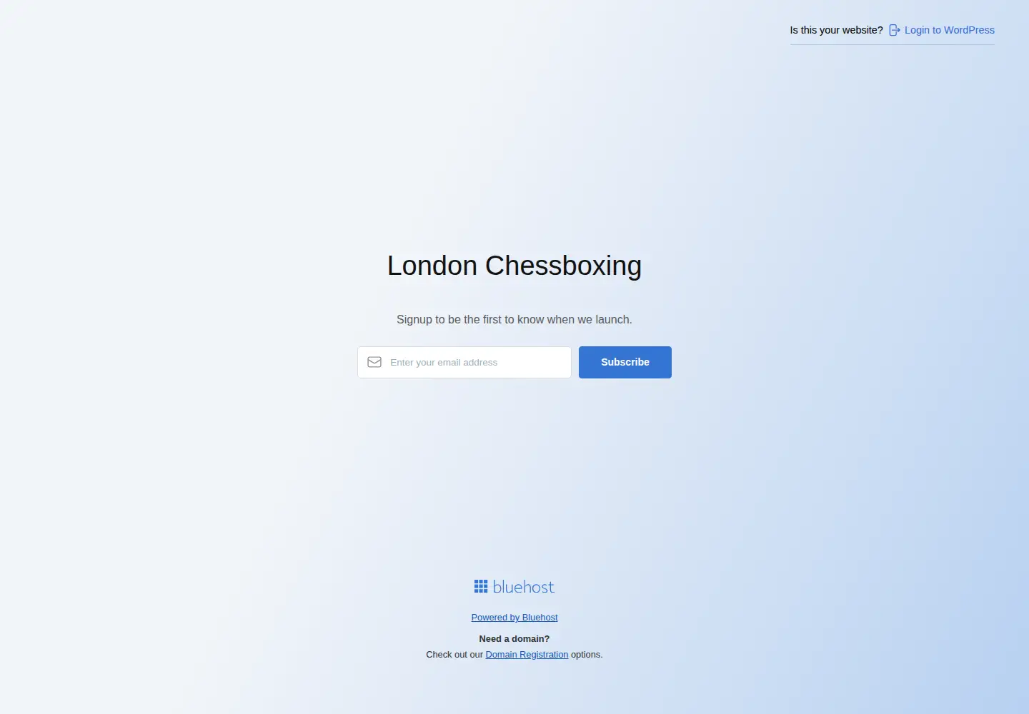 Screenshot of londonchessboxing.com