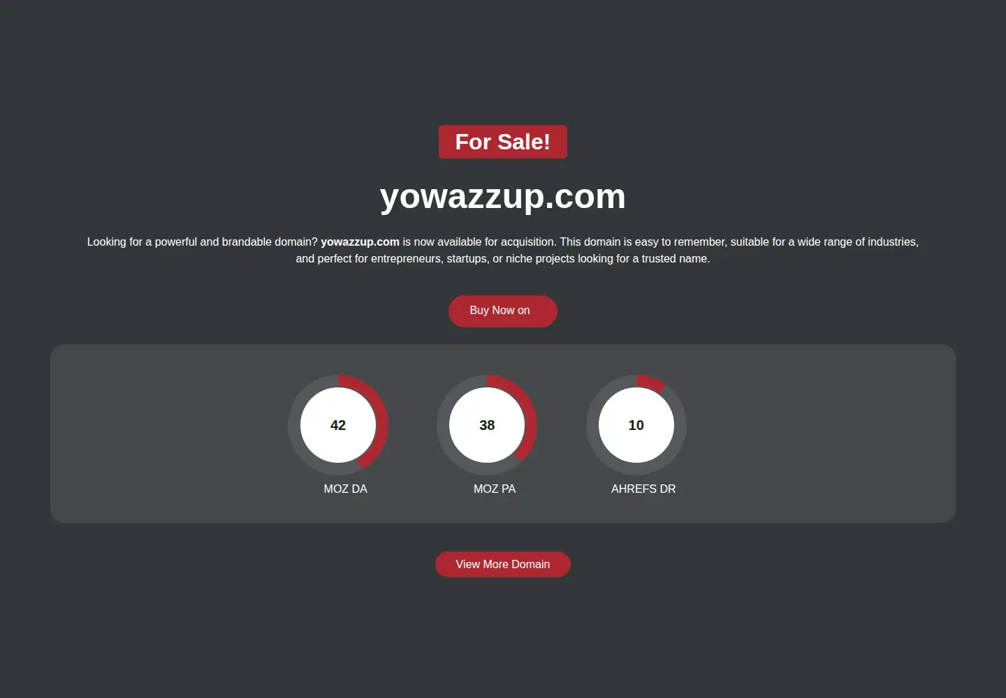 Screenshot of yowazzup.com