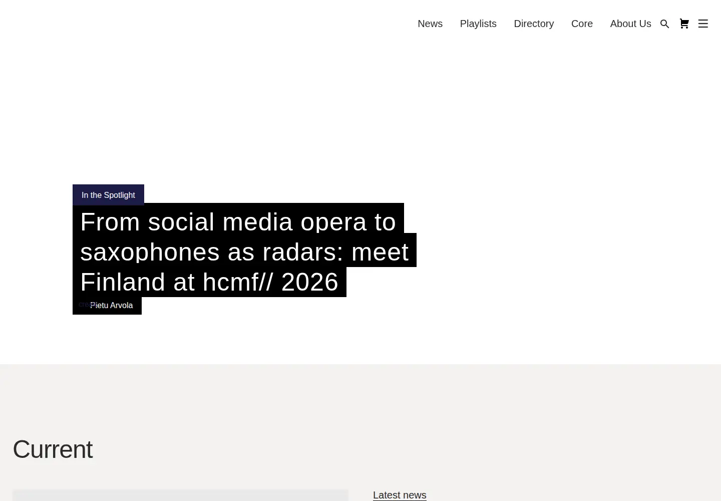 Screenshot of musicfinland.com