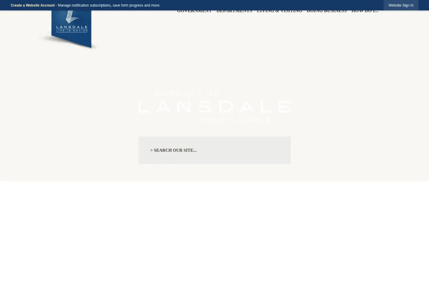 Screenshot of lansdale.org