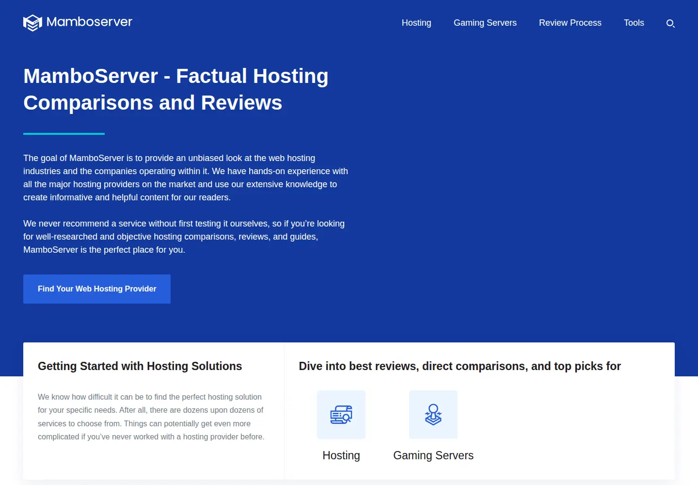 Screenshot of mambo-foundation.org