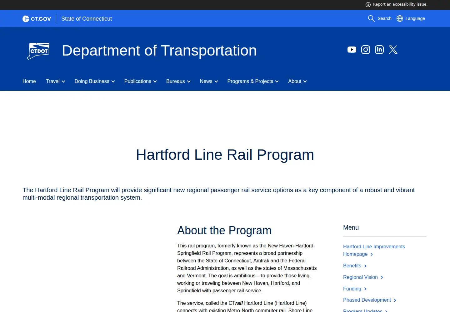 Screenshot of nhhsrail.com