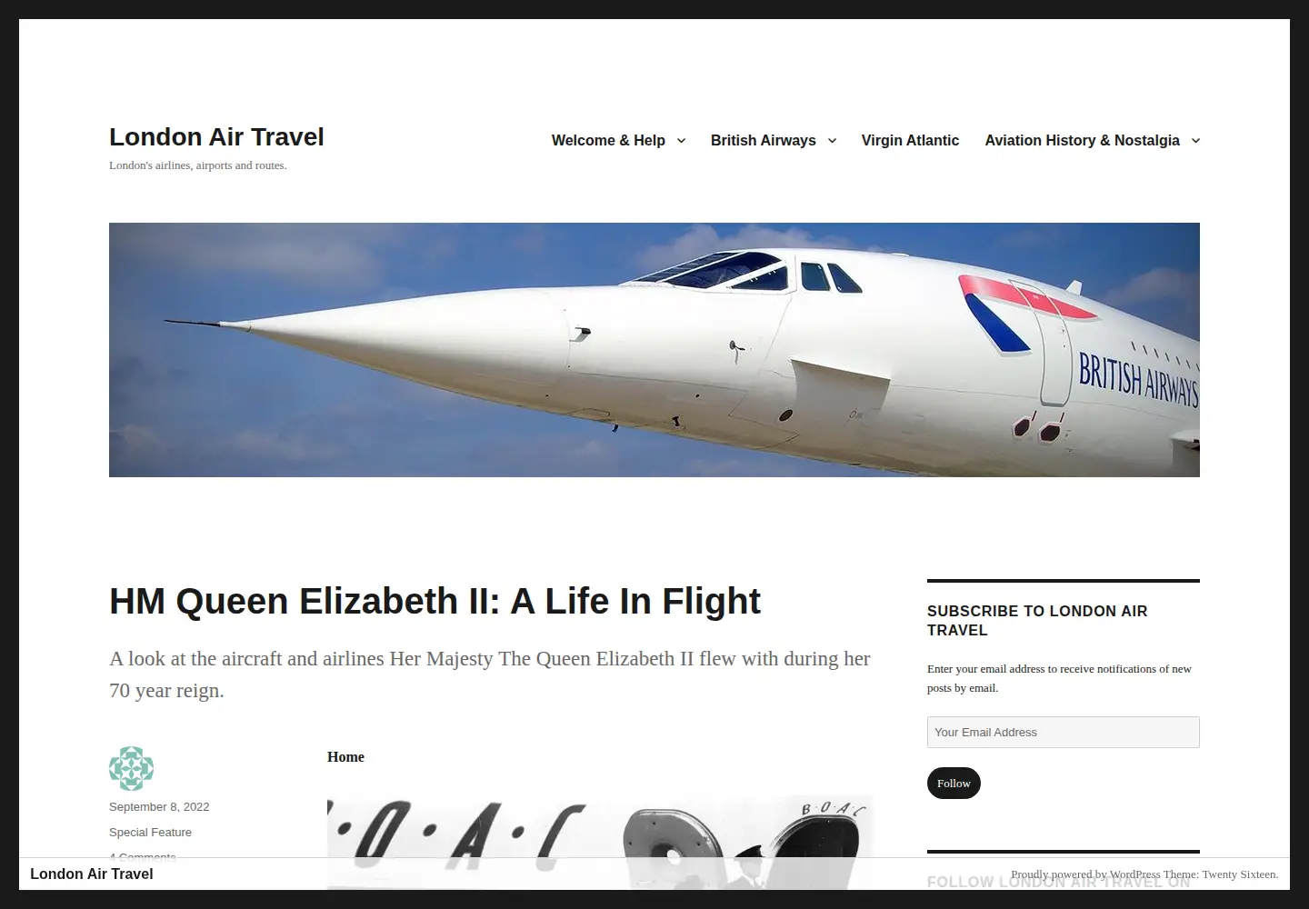Screenshot of londonairtravel.com
