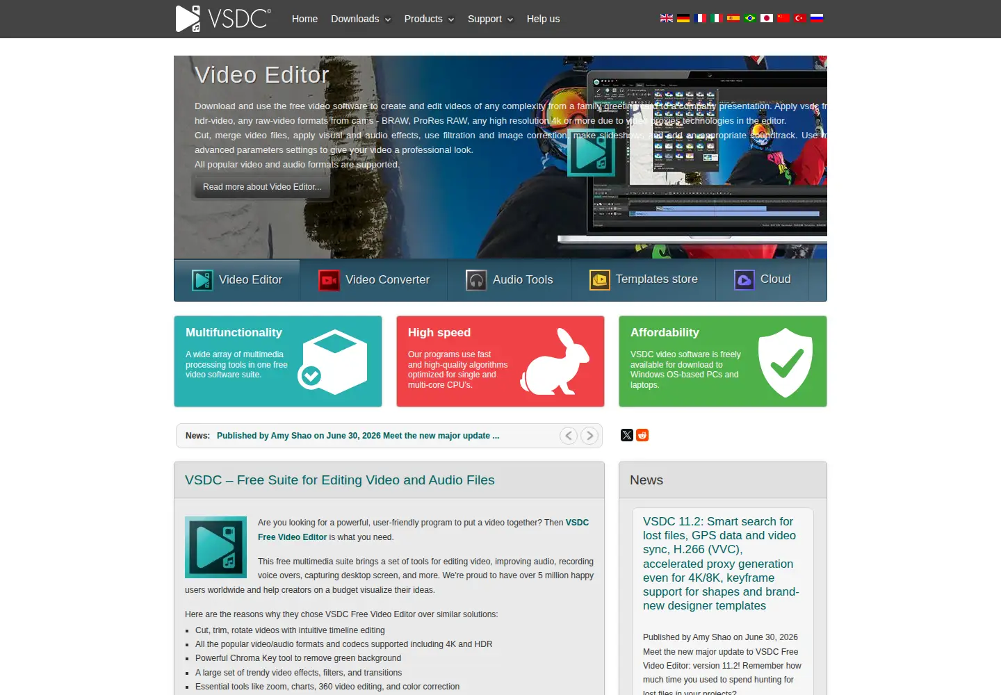 Screenshot of videosoftdev.com