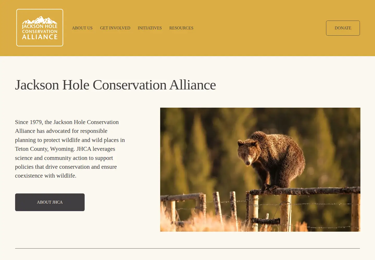 Screenshot of jhalliance.org