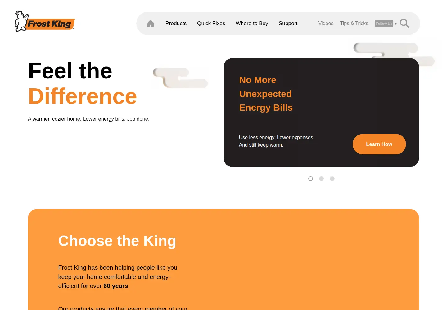 Screenshot of frostking.com