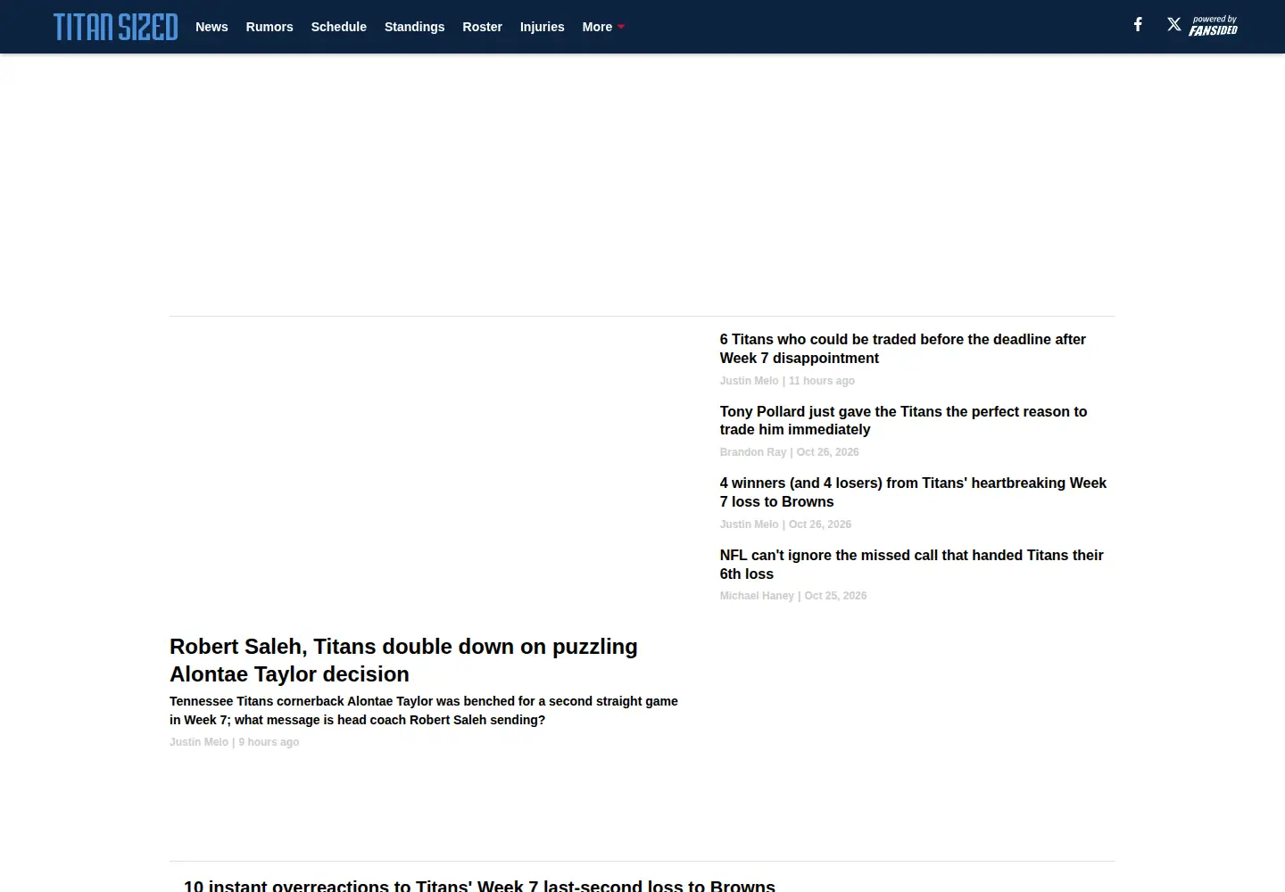 Screenshot of titansized.com