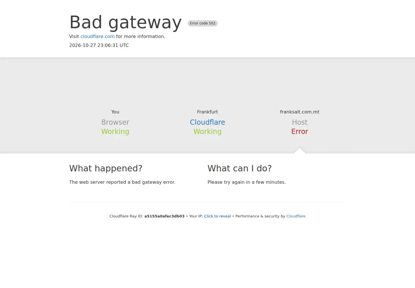 Screenshot of franksalt.com.mt