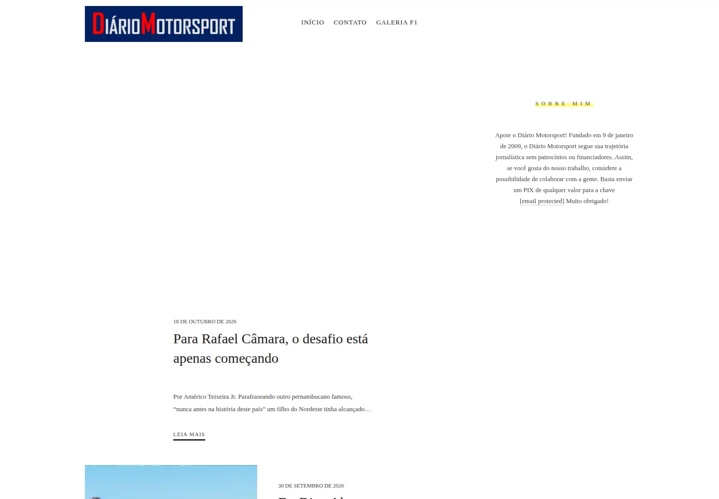 Screenshot of diariomotorsport.com.br