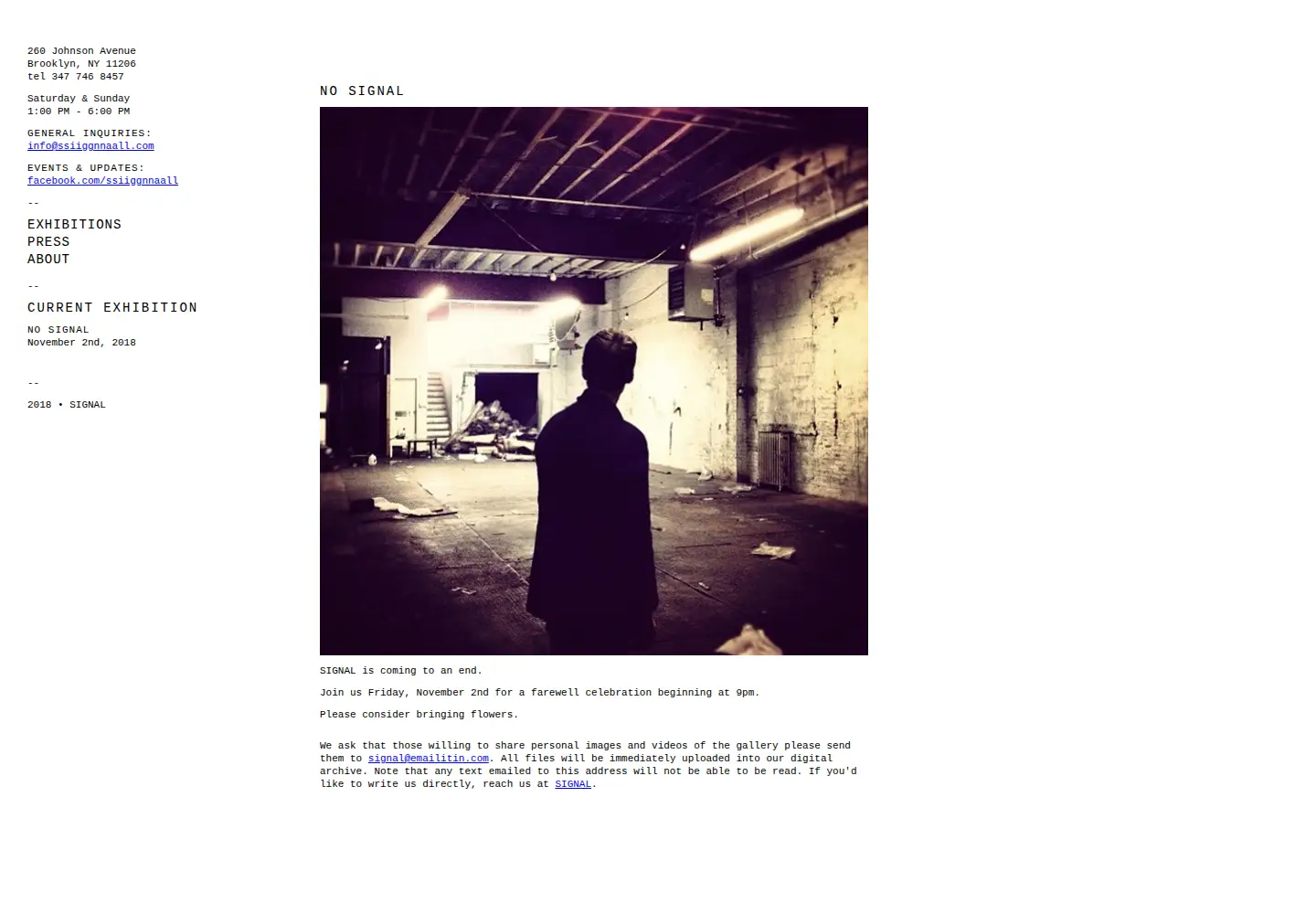 Screenshot of ssiiggnnaall.com