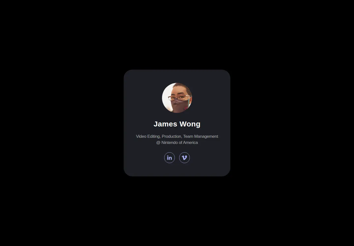Screenshot of jameswong.com