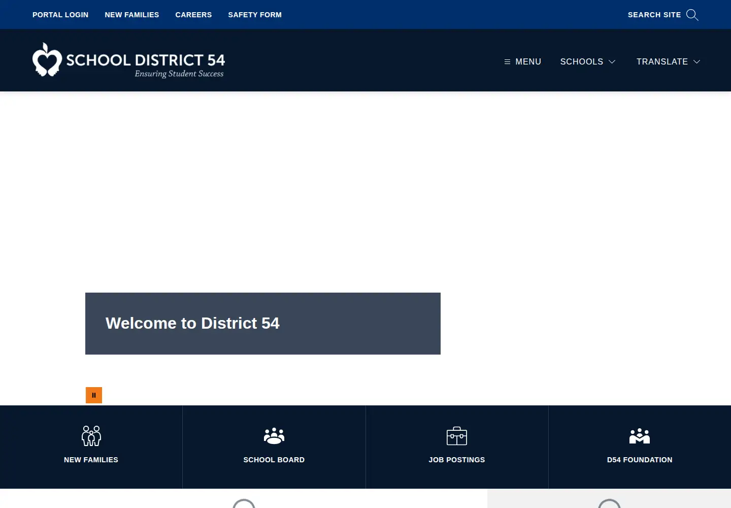 Screenshot of sd54.org